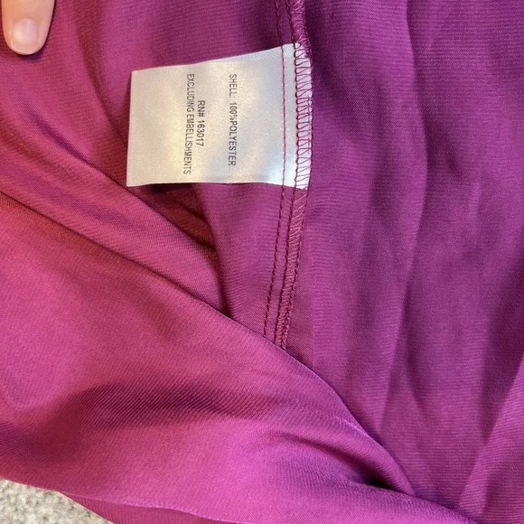 Princess Polly Dress Womens US 4 AU 8 pink Satin Wrap Tie Long Sleeve Mini - Picture 7 of 12